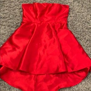 Strapless Homecoming Dress